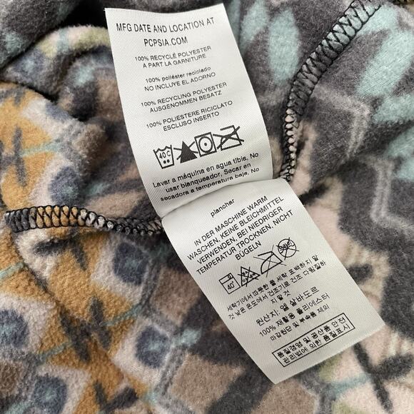 Patagonia Pullover Fleece Size Small Micro D Snap T Companions Aztec Tribal - Picture 7 of 11